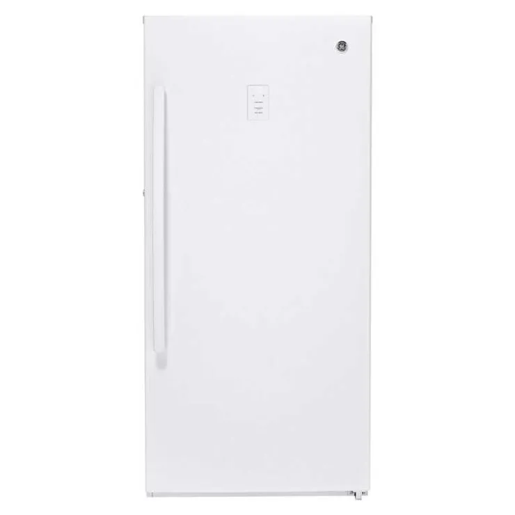 GE Appliances GE 14 Cu Ft Freezer , Vertical, 30" - FUF14SMRWW White Outlet