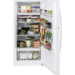 GE Appliances GE 14 Cu Ft Freezer , Vertical, 28.5