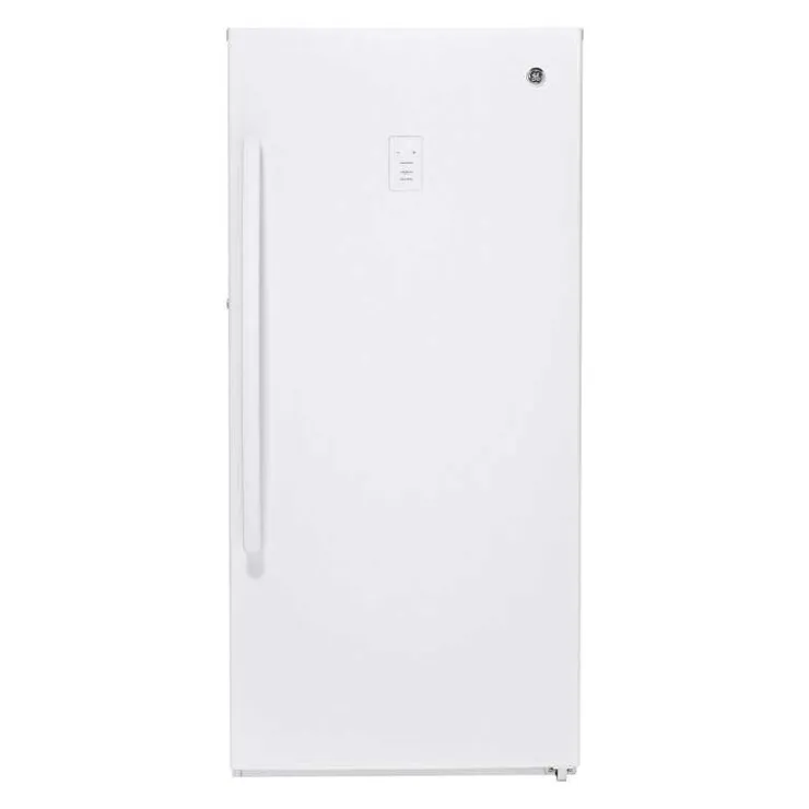 GE Appliances GE 14 Cu Ft Freezer , Vertical, 28.5" - FUF14DLRWW White Discount