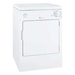 GE Appliances GE 3.6 Cu Ft Portable Dryer Front-Load 24" - PSKP333EBWW White Sale