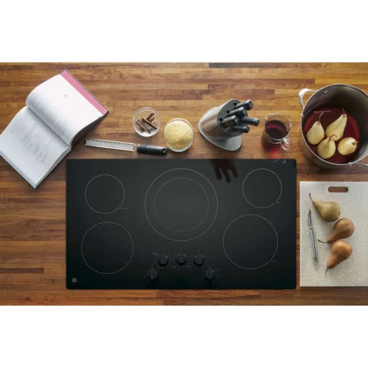 GE Appliances GE Cooktop Glass-Ceramic 36" Electric - JP3036DLBB black Online