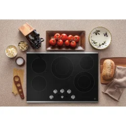 GE Appliances GE Cooktop Glass-Ceramic 30" Electric    - JEP5030STSS Stainless Steel Outlet
