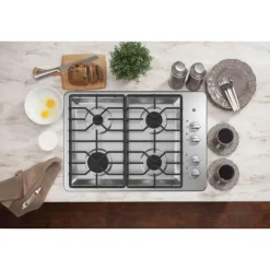 GE Appliances GE Cooktop   30" Gaz    - JGP3030SLSS Stainless Steel Outlet