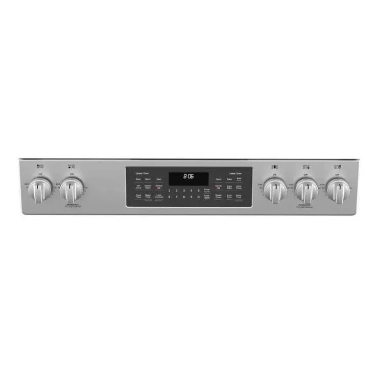 GE Appliances GE Double Oven Range 30" Gaz Gas - JCGSS86SPSS Stainless Steel Best