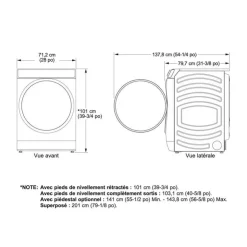 GE Appliances GE Dryer Front-Load 28" - GFD65ESMVDS Carbon Graphite New