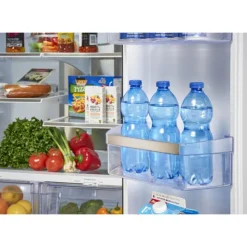 GE Profile 17,5 Cu Ft 33 In Refrigerator Bottom Freezer, French door - PYE18HYRCFS Stainless Steel Hot