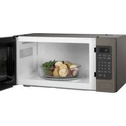 GE Profile 1.1 Cu Ft Microwave  24" PEM10SLFC Slate Sale