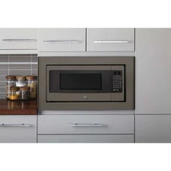 GE Profile 1.1 Cu Ft Microwave  24" PEM10SLFC Slate Sale