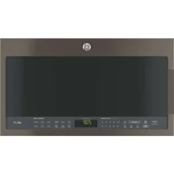 GE Profile 2.1 Cu Ft Microwave/Hood, , 400 - PVM2188SLJC Slate New