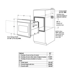 GE Profile Built-In Wall Oven  30"  Electric - PTS700LSNSS Stainless Steel Sale