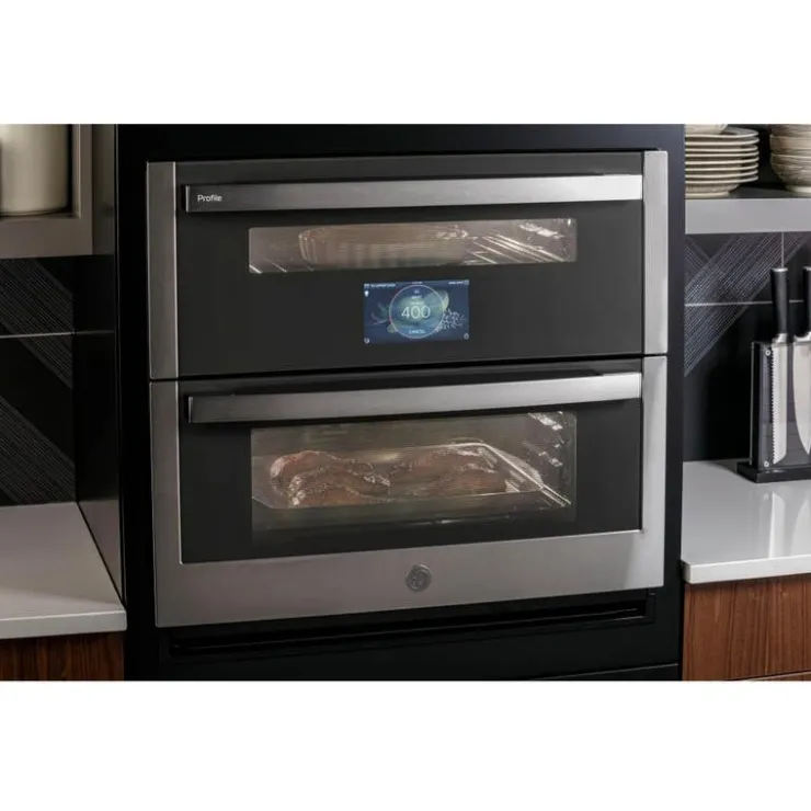 GE Profile Built-In Wall Oven 30" Electric - PTS9200SNSS Stainless Steel Online