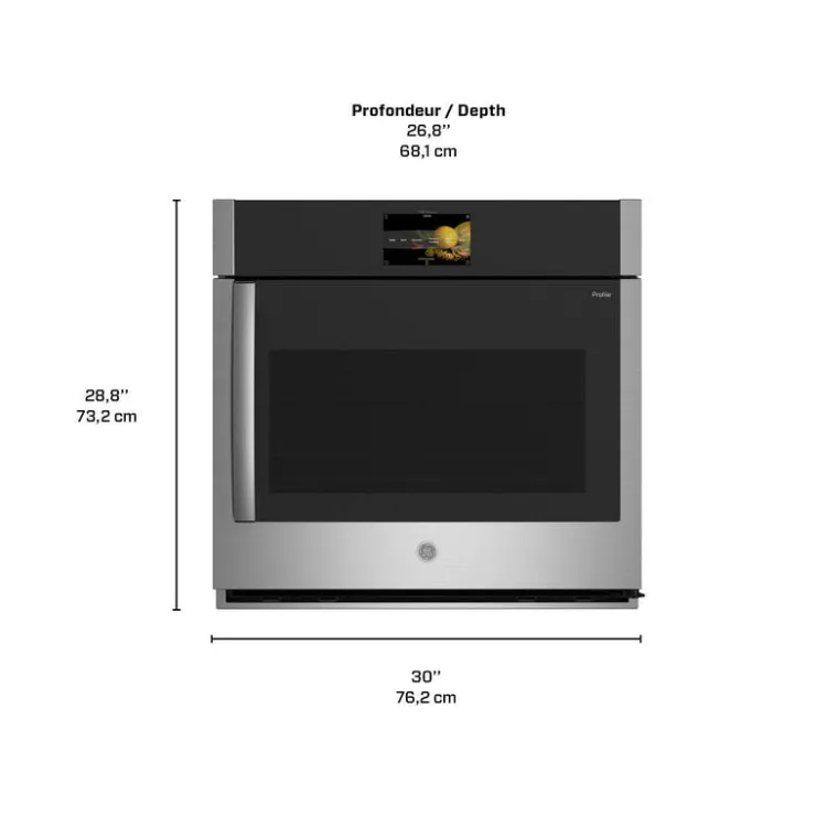 GE Profile Built-In Wall Oven 30" Electric - PTS700RSNSS Stainless Steel Best