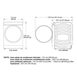 GE Profile Dryer Front-Load 28