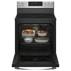 GE Profile Range 30" Electric Glass-Ceramic - PCB900YVFS Stainless Steel Sale