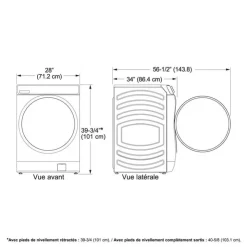 GE Profile Washer Front-Load 28