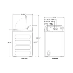 GE Profile Washer Top-Load 28