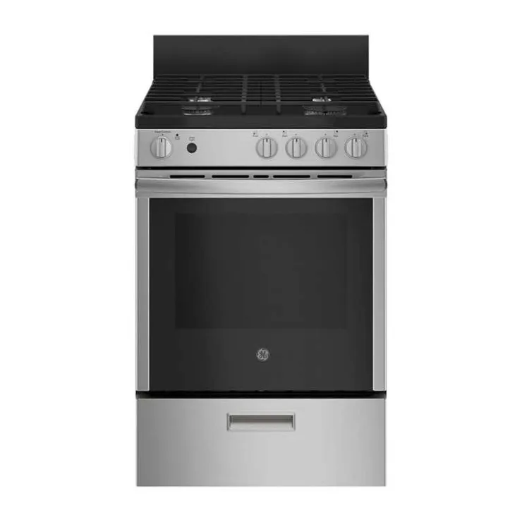 GE Appliances GE Range 24" Gaz Gas - JCGAS640RMSS Stainless Steel Sale