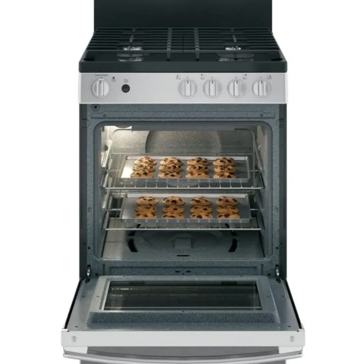 GE Appliances GE Range 24" Gaz Gas - JCGAS640RMSS Stainless Steel Sale