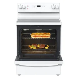 GE Appliances GE Range 30" Electric Glass-Ceramic - JCB630DKWW White Best