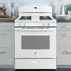 GE Appliances GE Range 30" Gaz Gas - JCGBS60DEKWW White