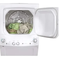 GE Appliances GE Spacemaker Laundry Center, , 27", Top-Load - GUD27ESMMWW White