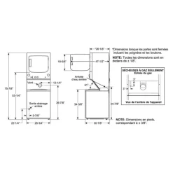 GE Appliances GE Spacemaker washer dryer Top-Load Gray 27'' 800 - GUD57EEMTDG Grey Sale