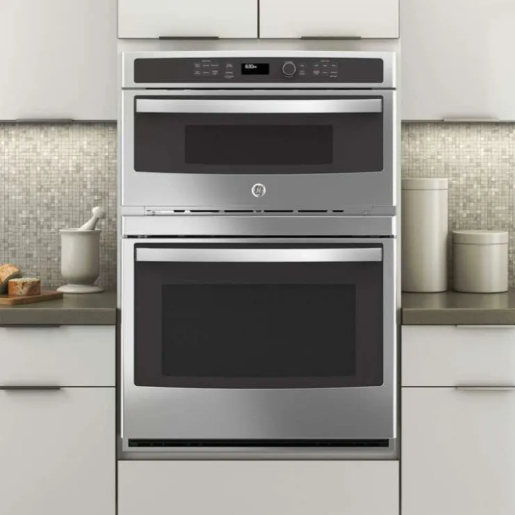 GE Appliances GE Wall Oven and Microwave Combination 30" Electric - JT3800SHSS Stainless Steel Online