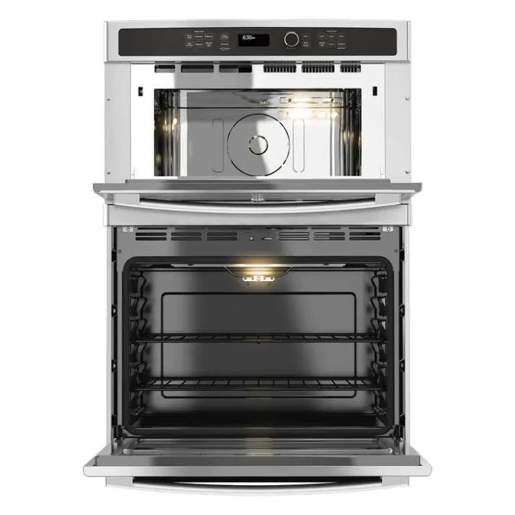 GE Appliances GE Wall Oven and Microwave Combination 30" Electric - JT3800SHSS Stainless Steel Online