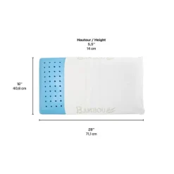 Gel-Infused Memory Foam Pillow Blue Best