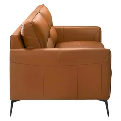 Genuine Full Leather Sofa Brown New