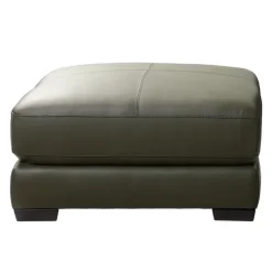 HTL Genuine Leather Ottoman Khaki Green Best