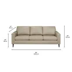 Sofa By Fancy Genuine Leather Sofa - BEIGE Best