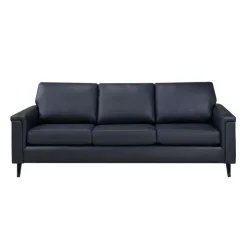 Sofa By Fancy Genuine Leather Sofa - BLUE New