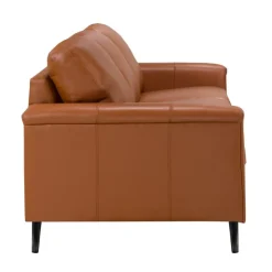 Sofa By Fancy Genuine Leather Sofa - Cognac TAN Online
