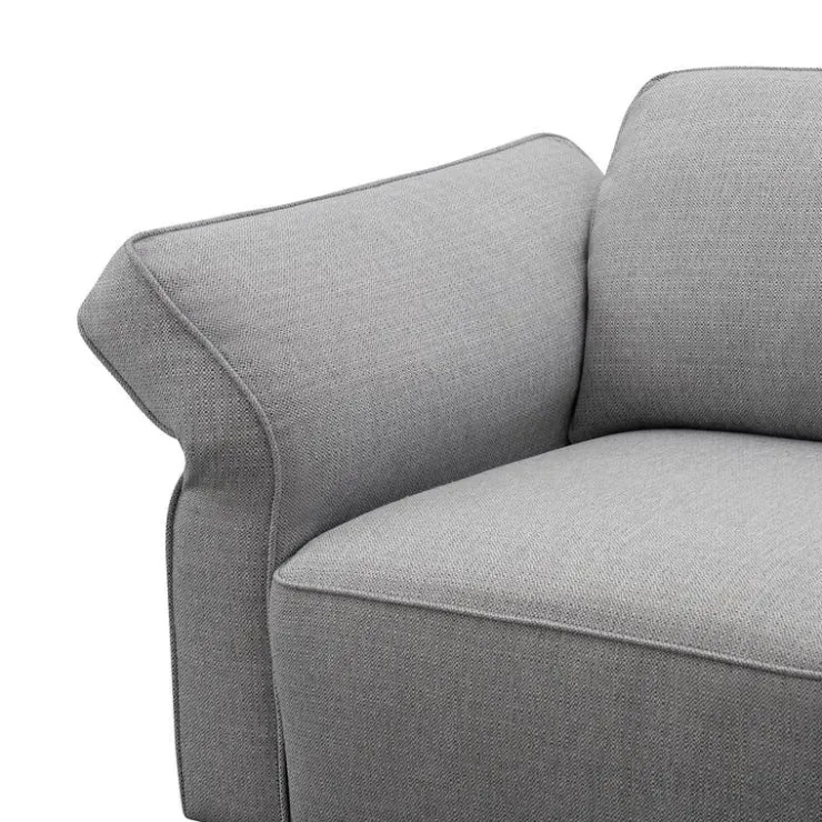 Goose Feather Sectional Grey Best