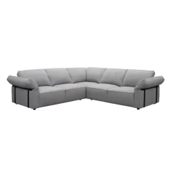 Goose Feather Sectional Grey Best