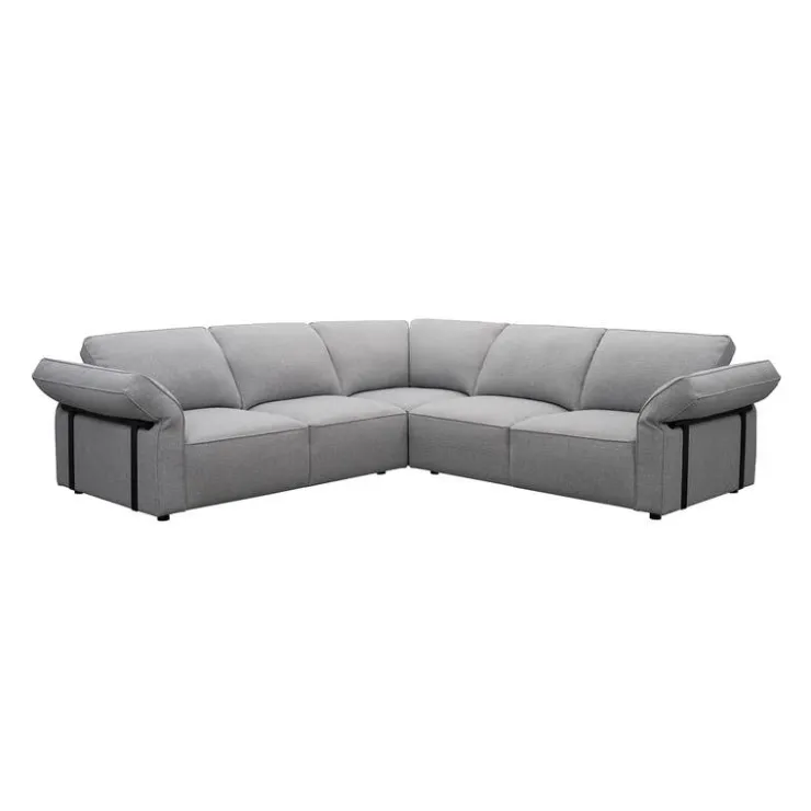 Goose Feather Sectional Grey Best