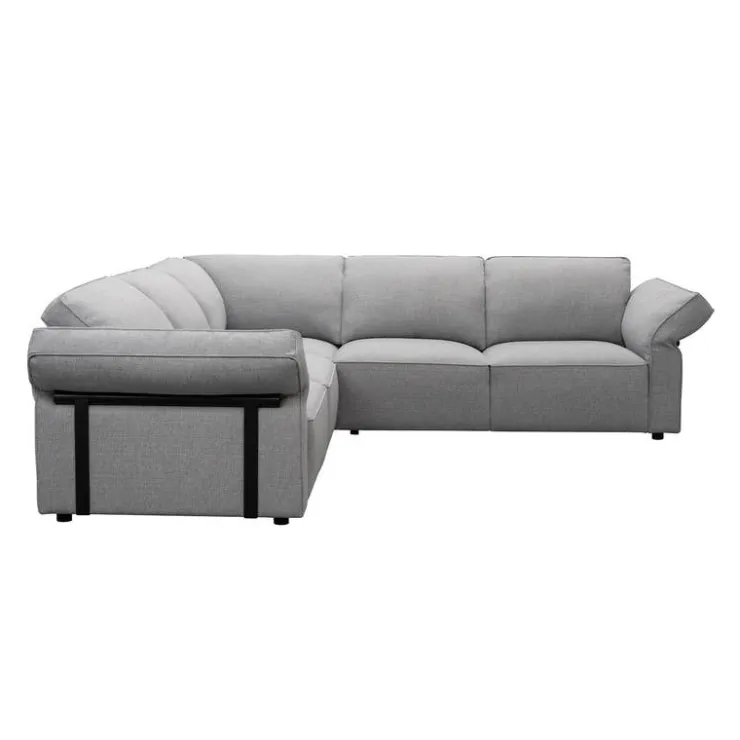 Goose Feather Sectional Grey Best