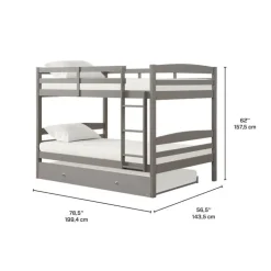 Bunk Bed with Trundle Bed - 54