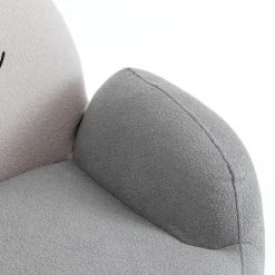 Koala-Shaped Kids Armchair – 22.8" x 21.7" x 24.2" Grey Clearance