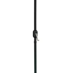Grey Tilting Patio Umbrella with Base - 9 ft Black / Grey New