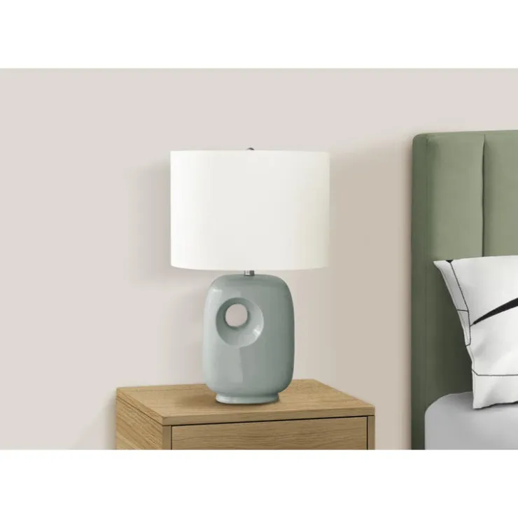 Monarch 26"H Ceramic Table Lamp Green New