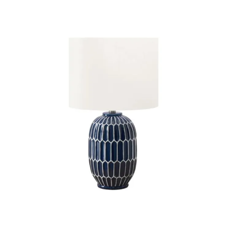 Monarch 22"H Ceramic Table Lamp Blue