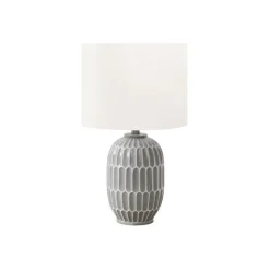 Monarch 22"H Ceramic Table Lamp Grey Clearance