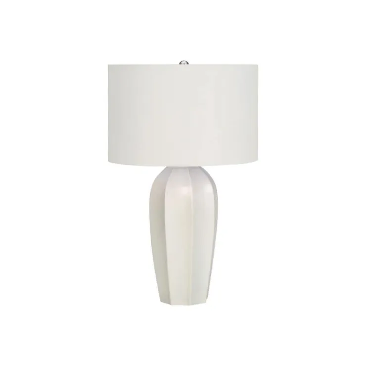 Monarch 27"H Ceramic Table Lamp Cream New