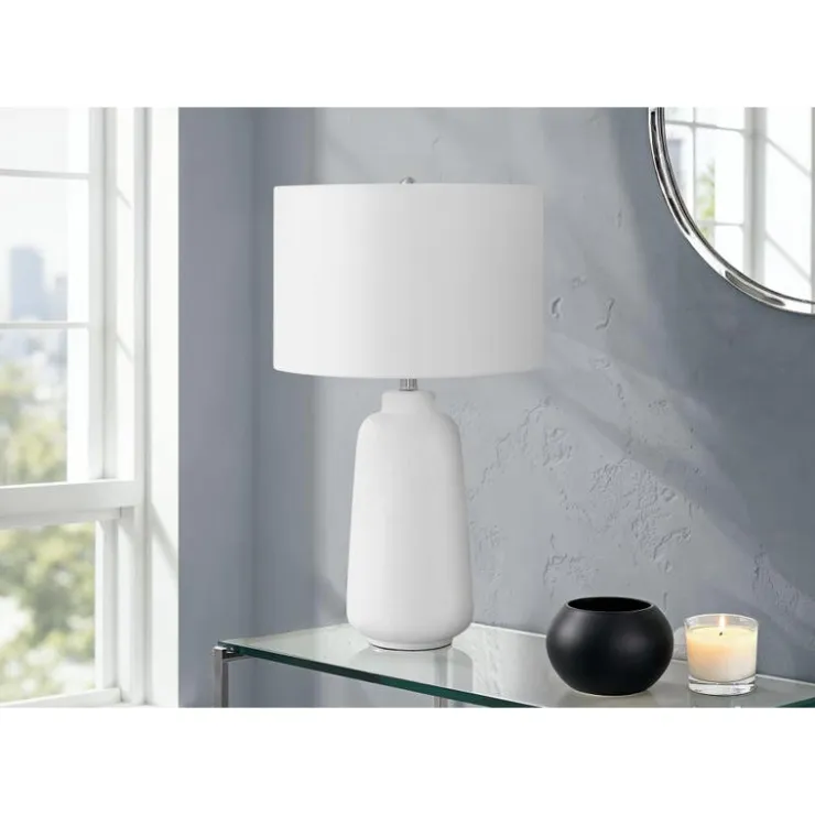 Monarch 26"H Ceramic Table Lamp Cream Outlet