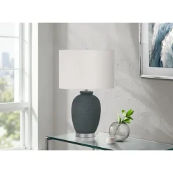 Monarch 24"H Ceramic Table Lamp Blue Clearance