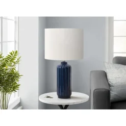 Monarch 23"H Ceramic Table Lamp Blue Outlet