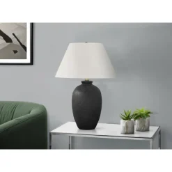 Monarch 24"H Ceramic Table Lamp Black Best