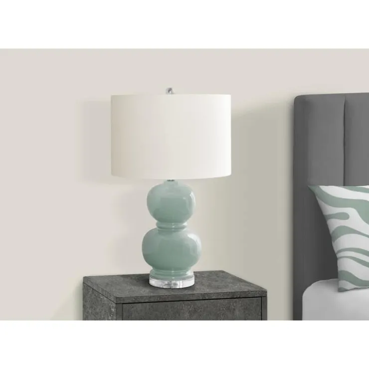 Monarch 25"H Ceramic Table Lamp Blue Hot